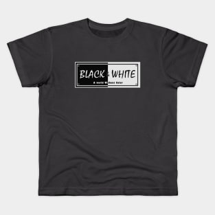 Black & White Kids T-Shirt